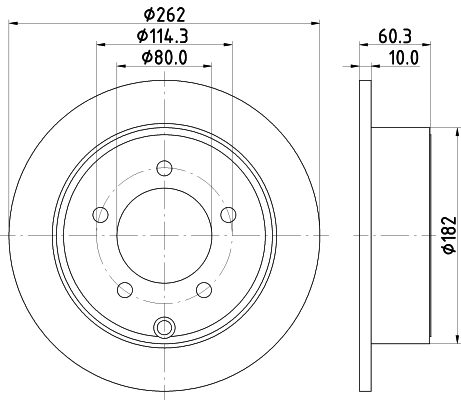 Discofreno - 8DD 355 120-561 HELLA