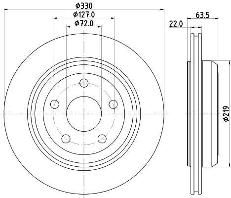 Discofreno - 8DD 355 122-511 HELLA