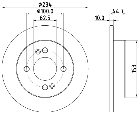 Brake Disc - 8DD 355 126-491 HELLA