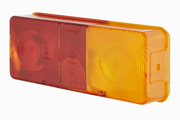 Lens, combination rearlight - 9EL 112 741-001 HELLA