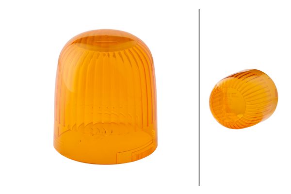 Lens, rotating beacon - 9EL 860 627-001 HELLA