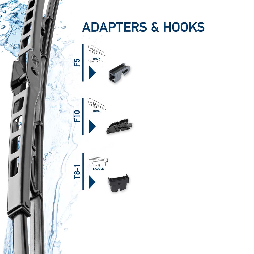 Wiper Blade - 9XW 184 107-261 HELLA