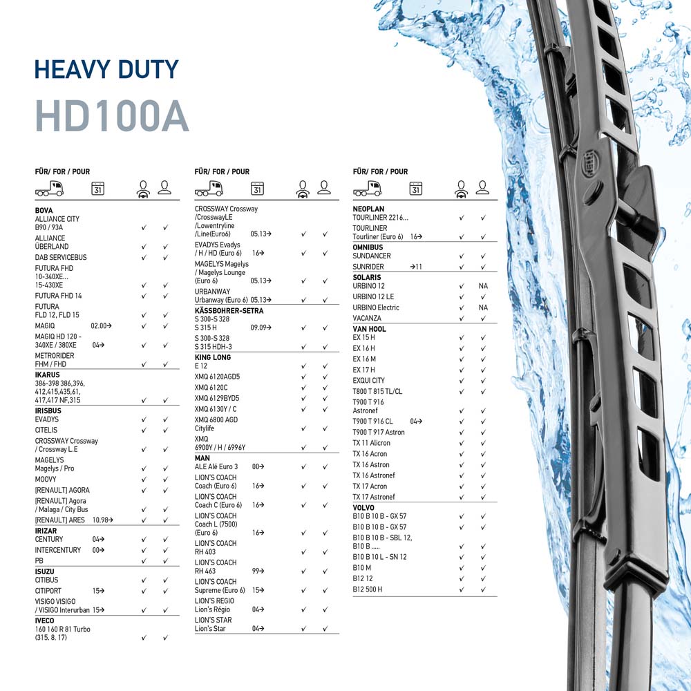 Wiper Blade - 9XW 184 107-401 HELLA