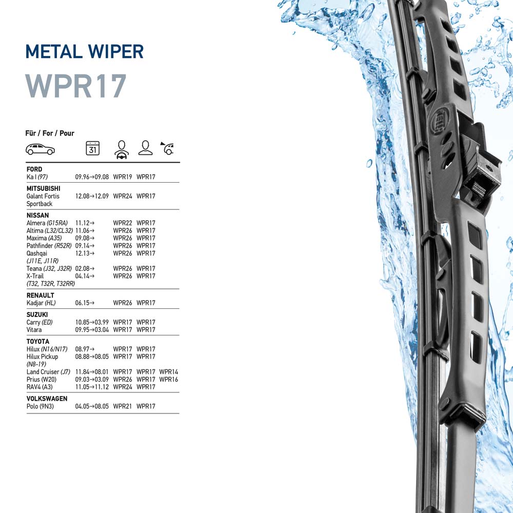 Wiper Blade - 9XW 190 253-171 HELLA