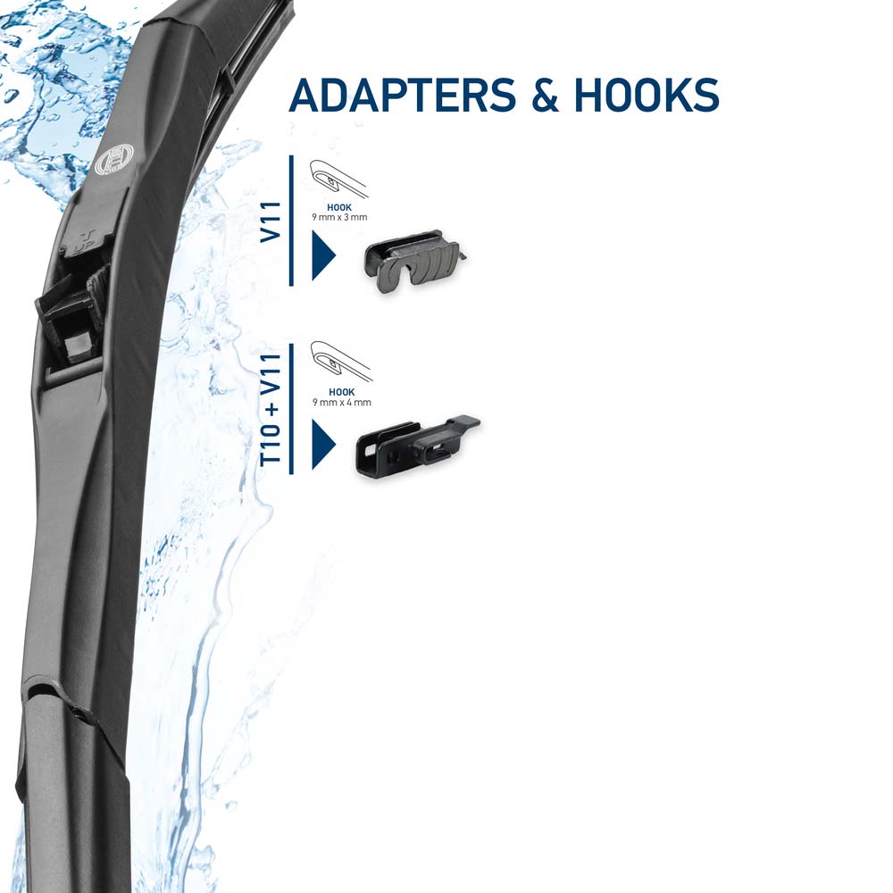 Wiper Blade - 9XW 204 584-141 HELLA