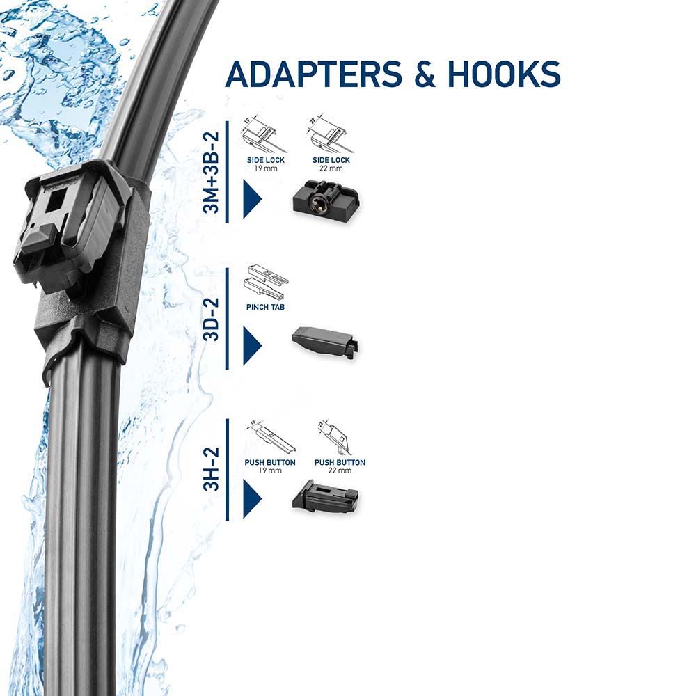 Wiper Blade - 9XW 358 164-091 HELLA