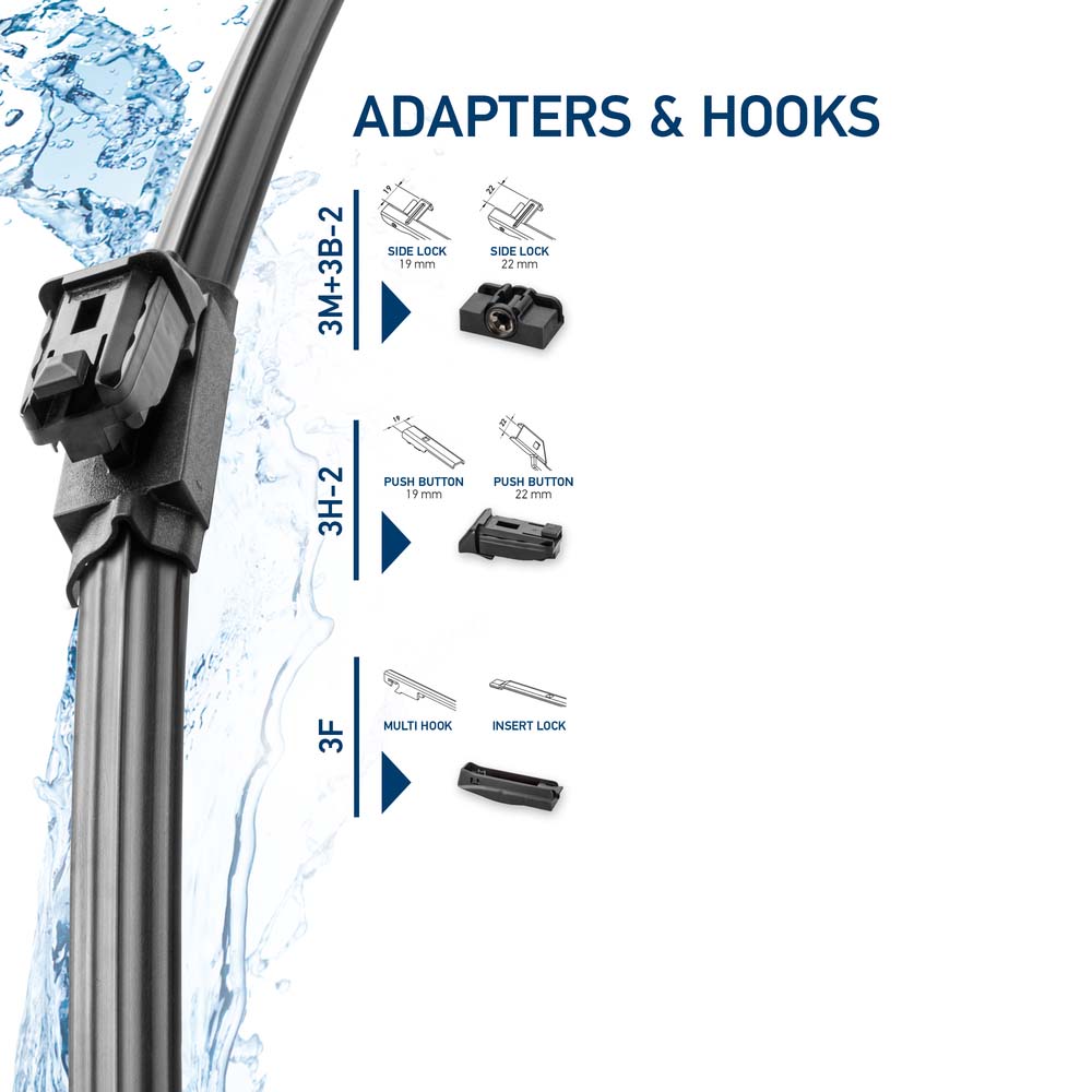 Wiper Blade - 9XW 358 164-111 HELLA