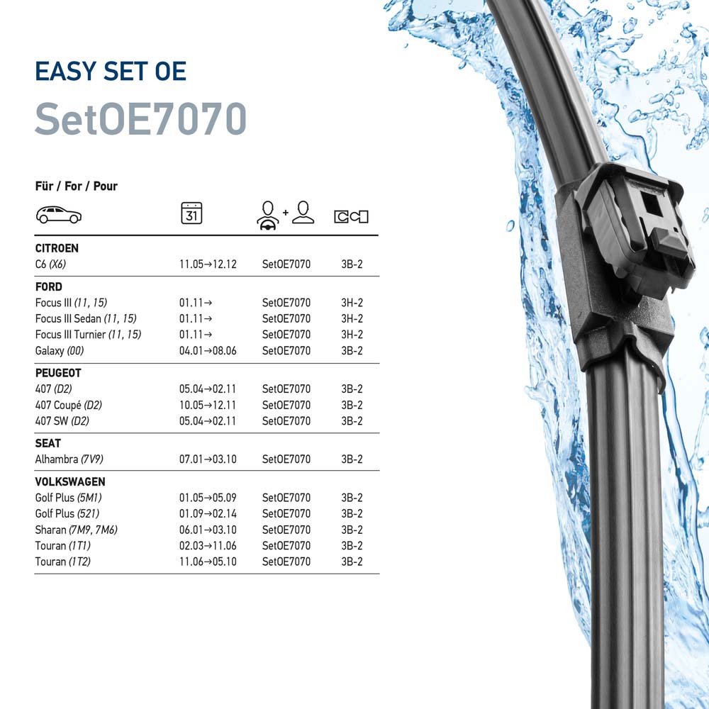 Spazzola tergi - 9XW 358 164-161 HELLA