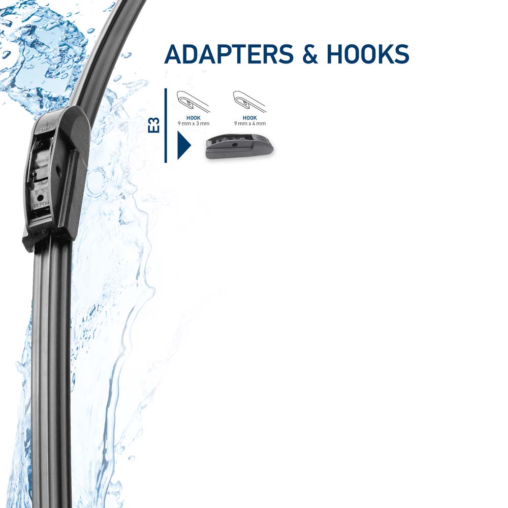 Wiper Blade - 9XW 358 164-221 HELLA