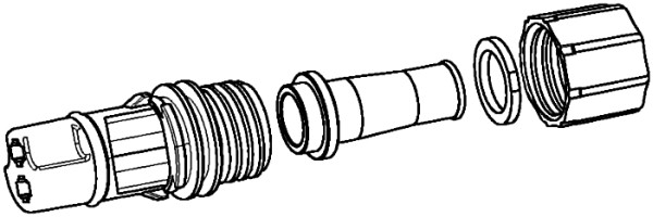 kabelio jungčių komplektas - 9XX 340 879-001 HELLA
