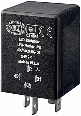 Flasher Unit - 4DM 009 492-001 HELLA
