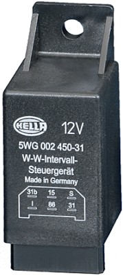 Relais, Wisch-Wasch-Intervall - 5WG 002 450-311 HELLA