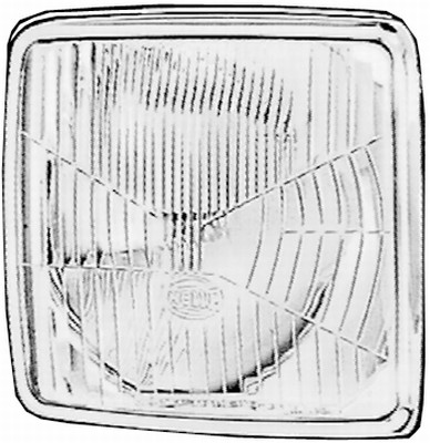 Insert, headlight - 1AA 127 473-015 HELLA
