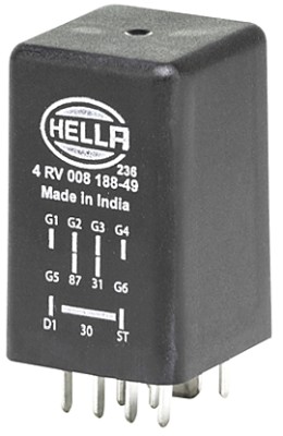 Control Unit, glow plug system - 4RV 008 188-491 HELLA