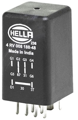 Centralina, Tempo incandescenza - 4RV 008 188-481 HELLA