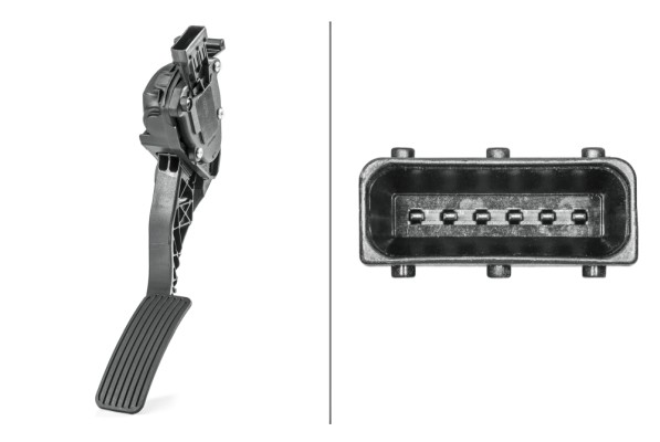 Sensor, accelerator pedal position - 6PV 009 765-721 HELLA