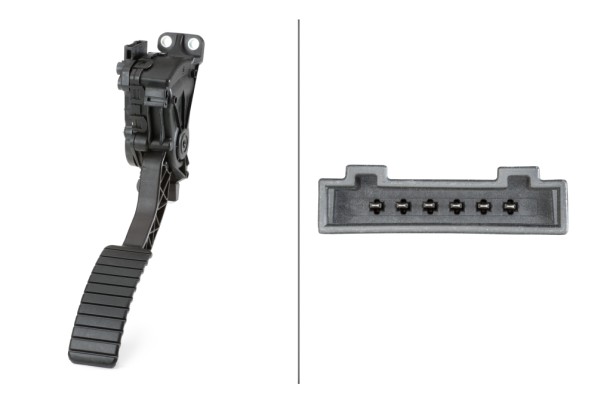 Sensor, accelerator pedal position - 6PV 010 946-181 HELLA