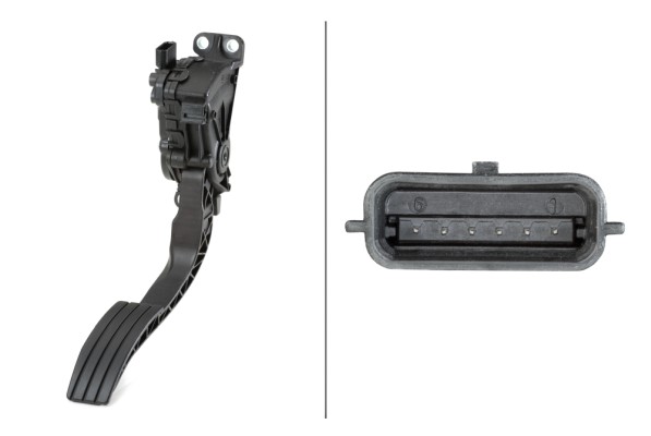 Sensor, accelerator pedal position - 6PV 010 946-201 HELLA
