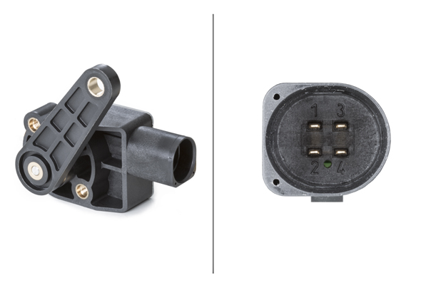 Control, headlight range adjustment - 6PM 008 739-001 HELLA