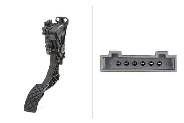 Sensore, Posizionamento pedale acceleratore - 6PV 008 496-701 HELLA