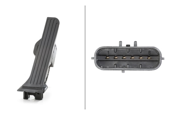 Sensor, accelerator pedal position - 6PV 008 890-711 HELLA