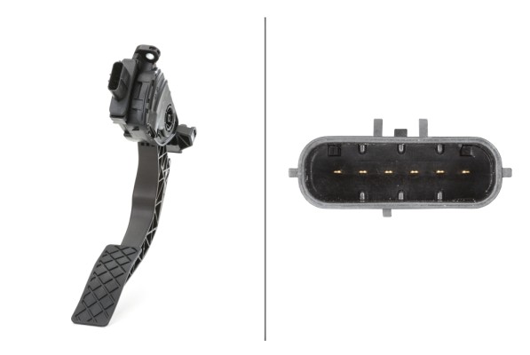 Sensor, accelerator pedal position - 6PV 009 505-701 HELLA