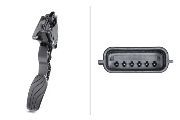 Sensor, accelerator pedal position - 6PV 009 978-761 HELLA