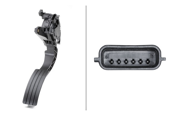 Sensor, accelerator pedal position - 6PV 009 978-731 HELLA