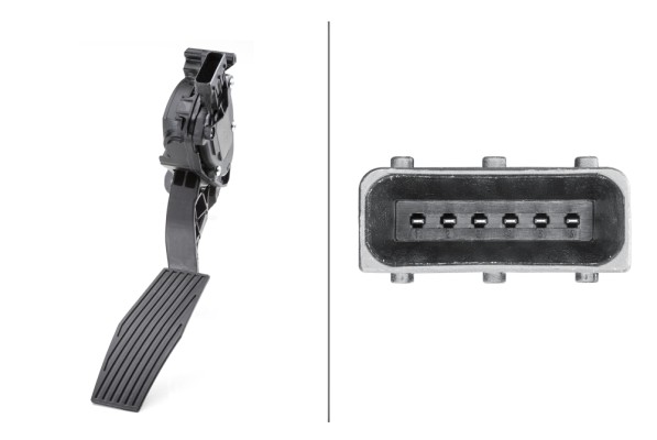 Sensor, accelerator pedal position - 6PV 009 765-701 HELLA