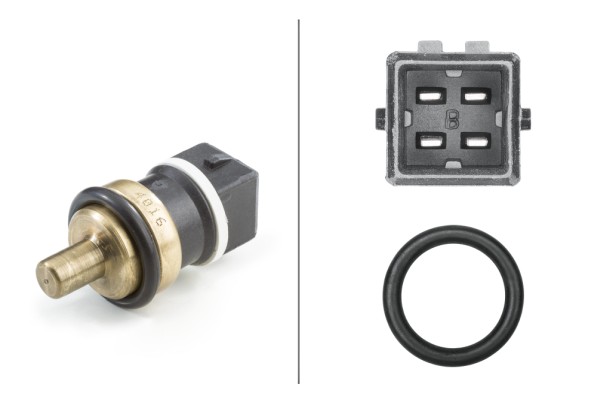 Sensor, coolant temperature - 6PT 358 058-201 HELLA