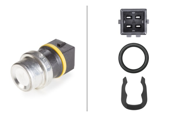 Sensor, coolant temperature - 6PT 009 107-421 HELLA