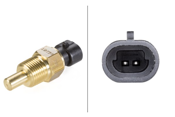 Sensor, oil temperature - 6PT 009 107-591 HELLA