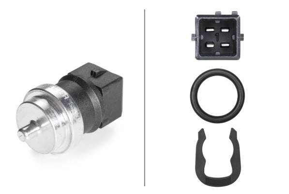 Sensor, coolant temperature - 6PT 009 309-551 HELLA