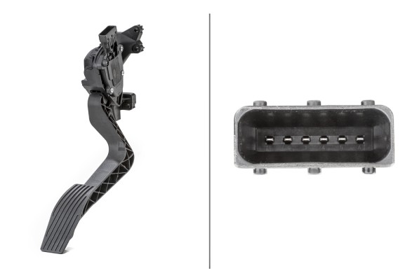 Sensor, accelerator pedal position - 6PV 010 175-701 HELLA