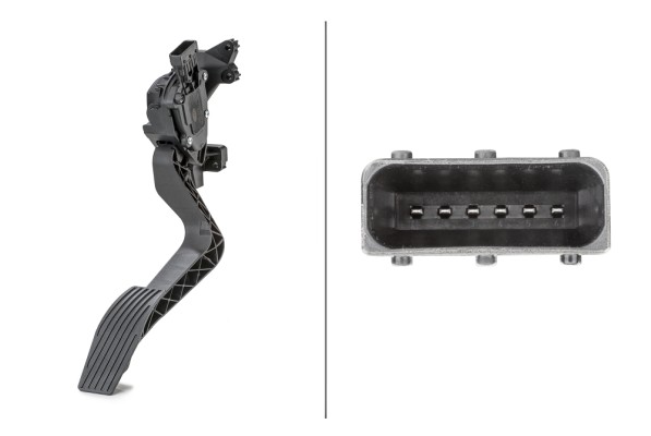 Sensore, Posizionamento pedale acceleratore - 6PV 010 175-711 HELLA