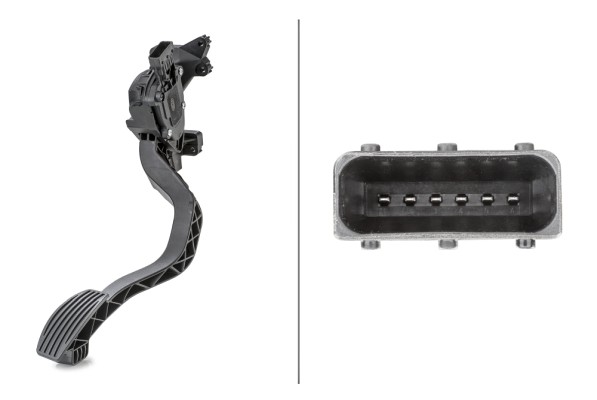 Sensor, accelerator pedal position - 6PV 010 175-721 HELLA