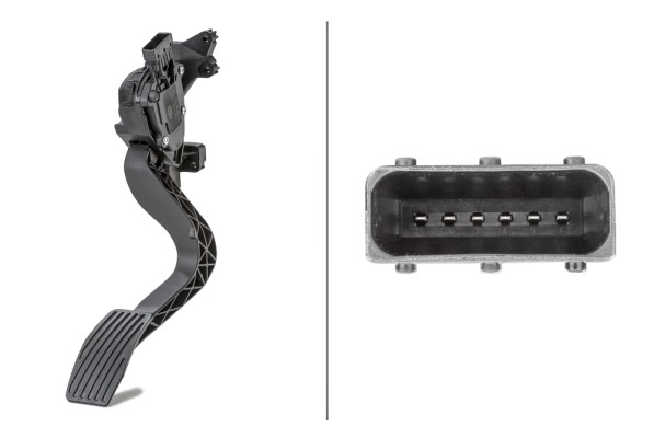 Sensor, accelerator pedal position - 6PV 010 175-731 HELLA