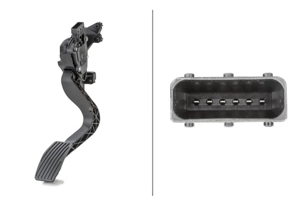 Sensor, accelerator pedal position - 6PV 010 175-751 HELLA