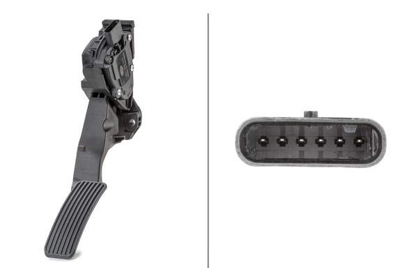 Sensor, accelerator pedal position - 6PV 011 554-711 HELLA