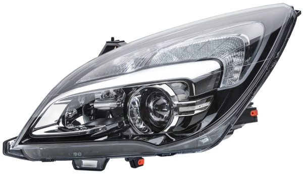 Headlight - 1ES 354 830-041 HELLA