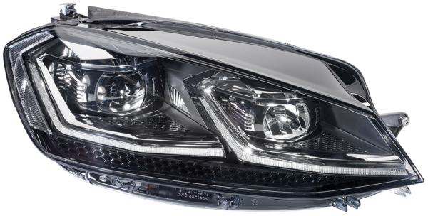 Headlight - 1ZX 013 924-261 HELLA