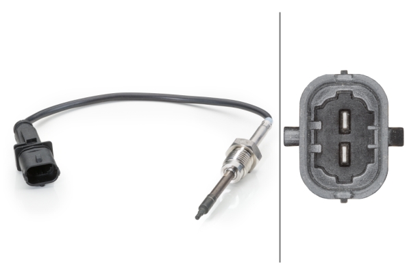 Sensor, exhaust gas temperature - 6PT 014 494-021 HELLA