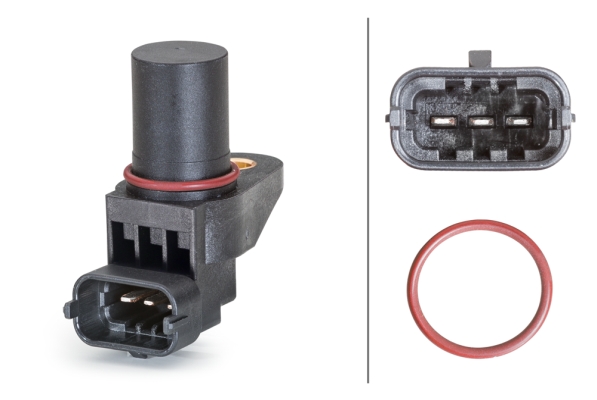 Sensore, Posizione albero a camme - 6PU 009 121-501 HELLA