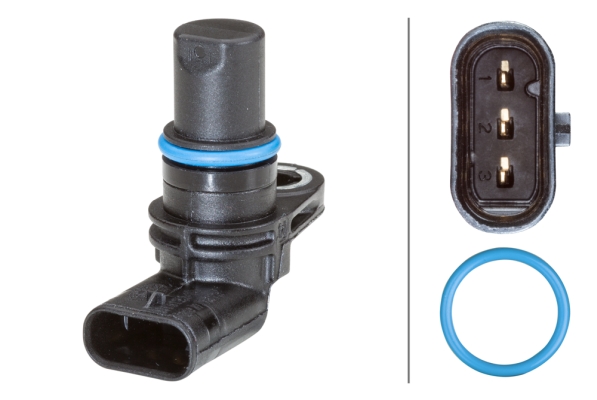 Sensor, camshaft position - 6PU 013 122-191 HELLA