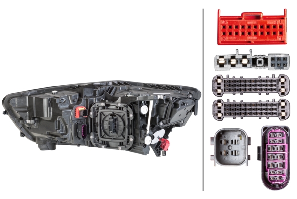 Headlight - 1EX 012 976-211 HELLA