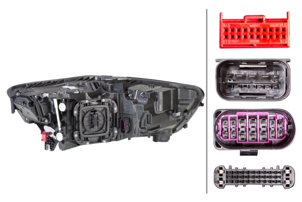 Headlight - 1EX 012 976-111 HELLA