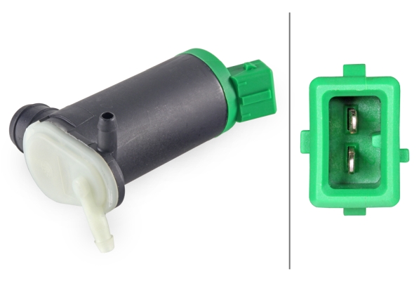 Water Pump, window cleaning - 8TW 006 847-031 HELLA