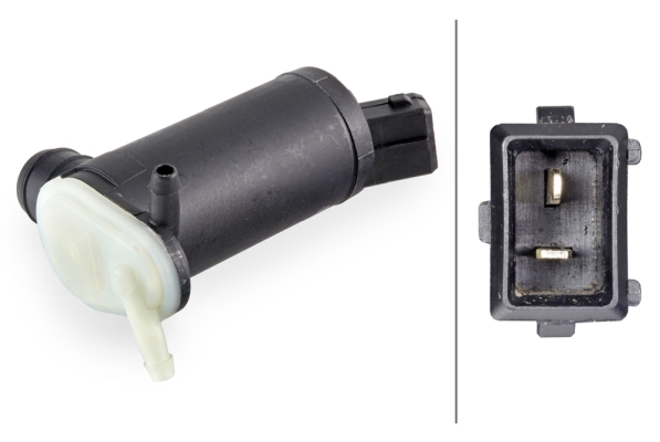 vandens siurblys, priekinio stiklo plovimas - 8TW 006 847-001 HELLA