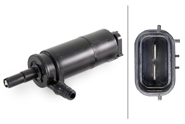 Water Pump, headlight cleaning - 8TW 006 849-051 HELLA