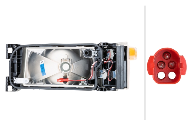 Headlight - 1EG 007 150-101 HELLA